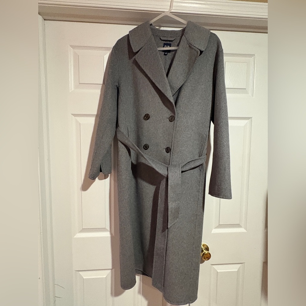 Gap Wool Wrap Coat - Picture 3 of 7